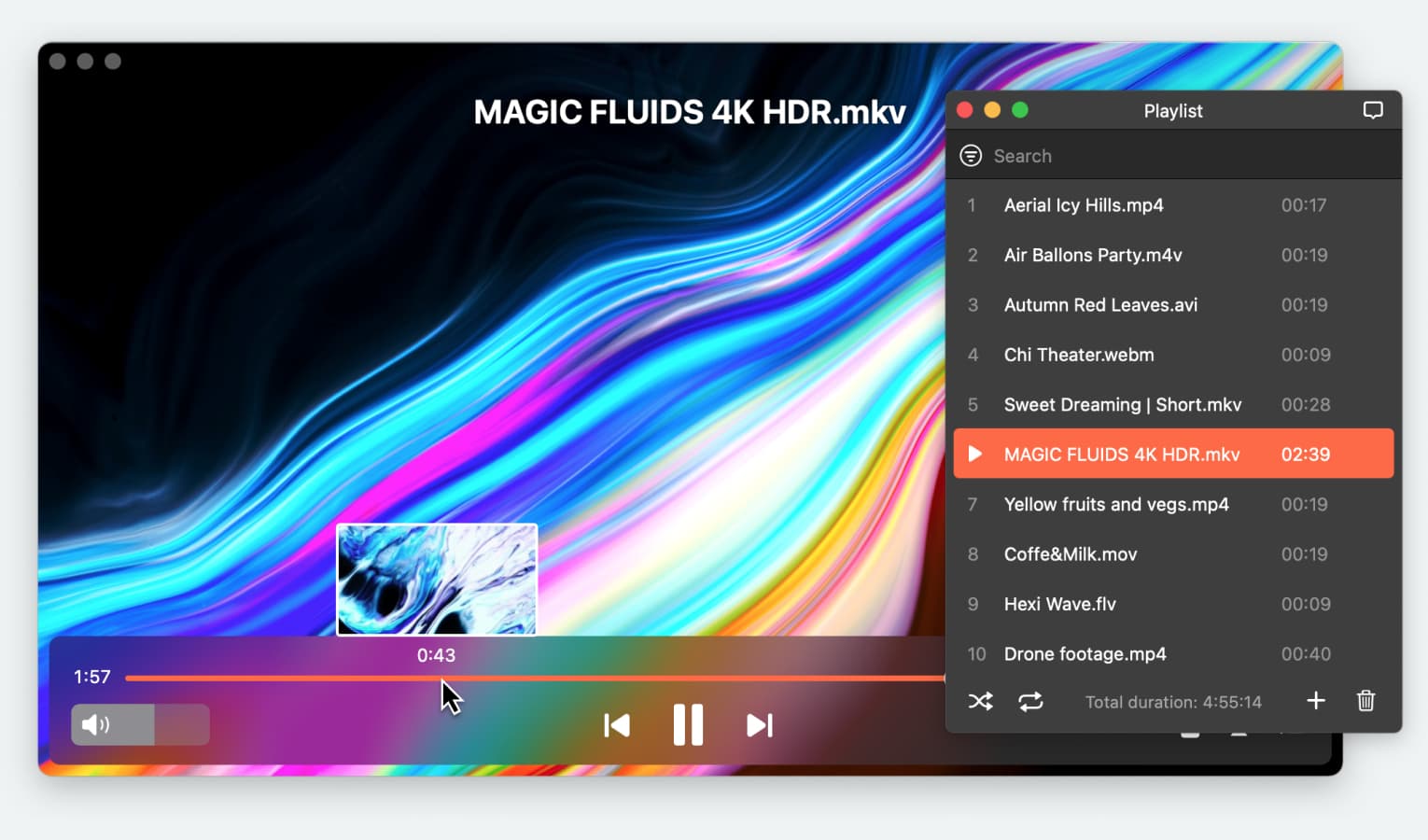 media player for mac that plays m4a at multiple speeds